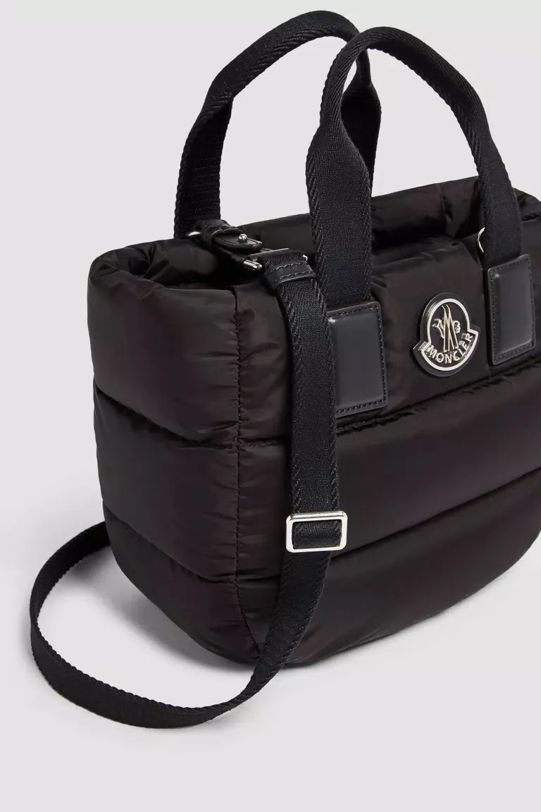 Logo Patch Puffer Tote Bag