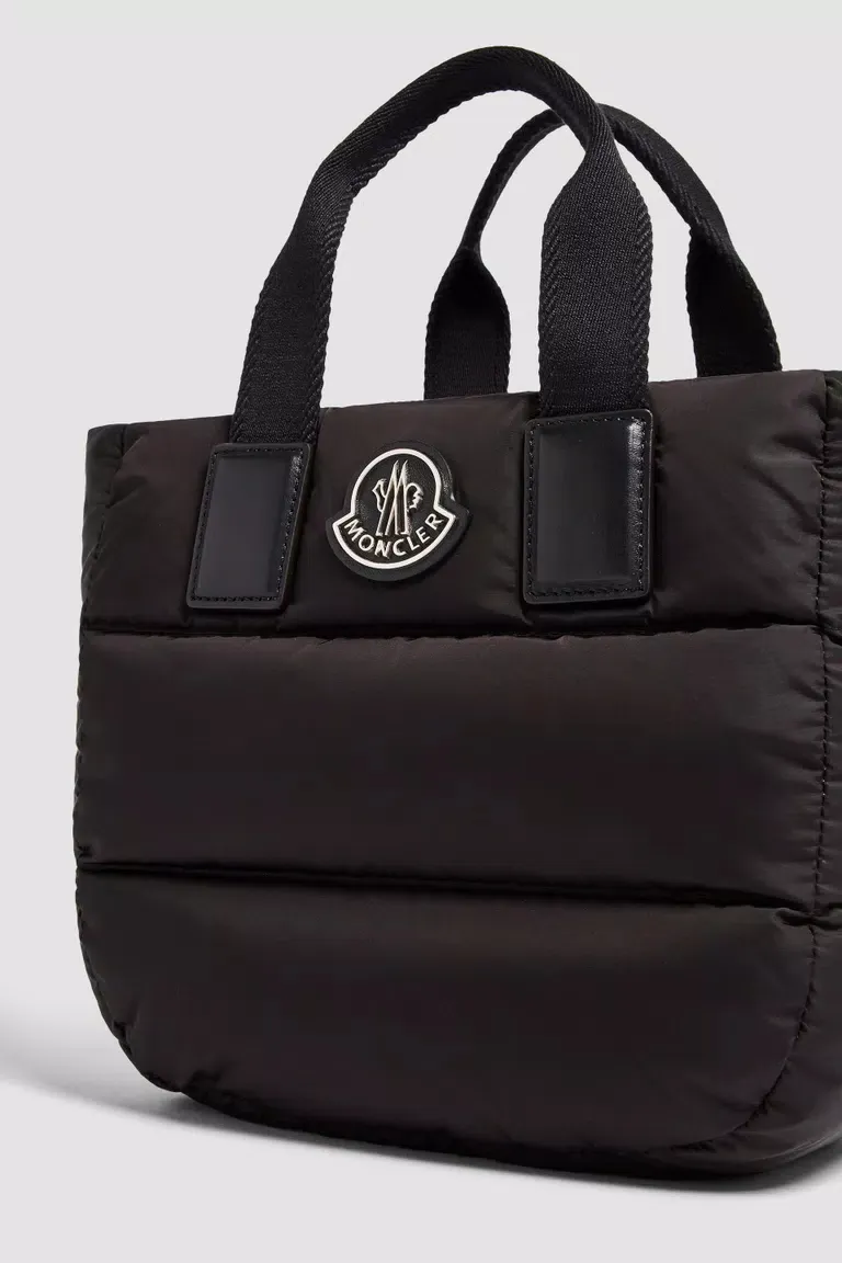 Logo Patch Puffer Tote Bag