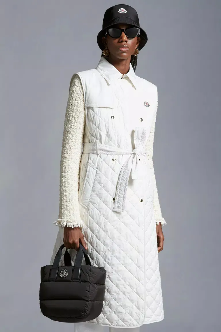 Logo Patch Puffer Tote Bag