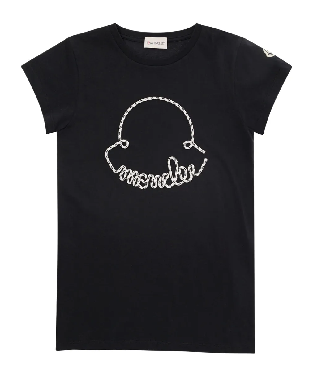Logo Printed Crewneck T-Shirt Dress