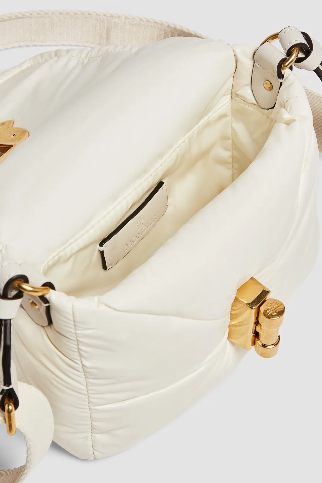 Puf Twist-Lock Mini Crossbody Bag