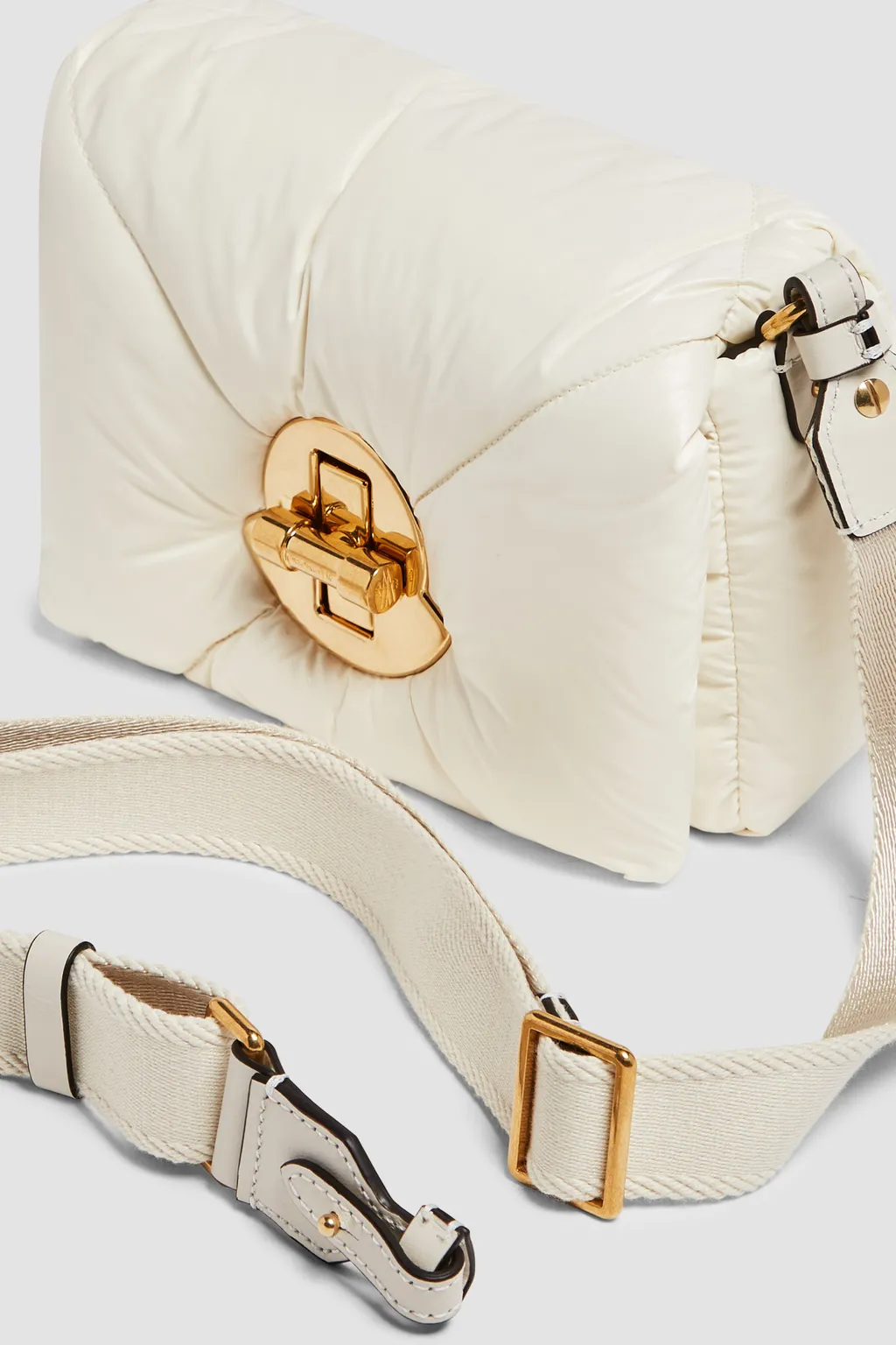 Puf Twist-Lock Mini Crossbody Bag