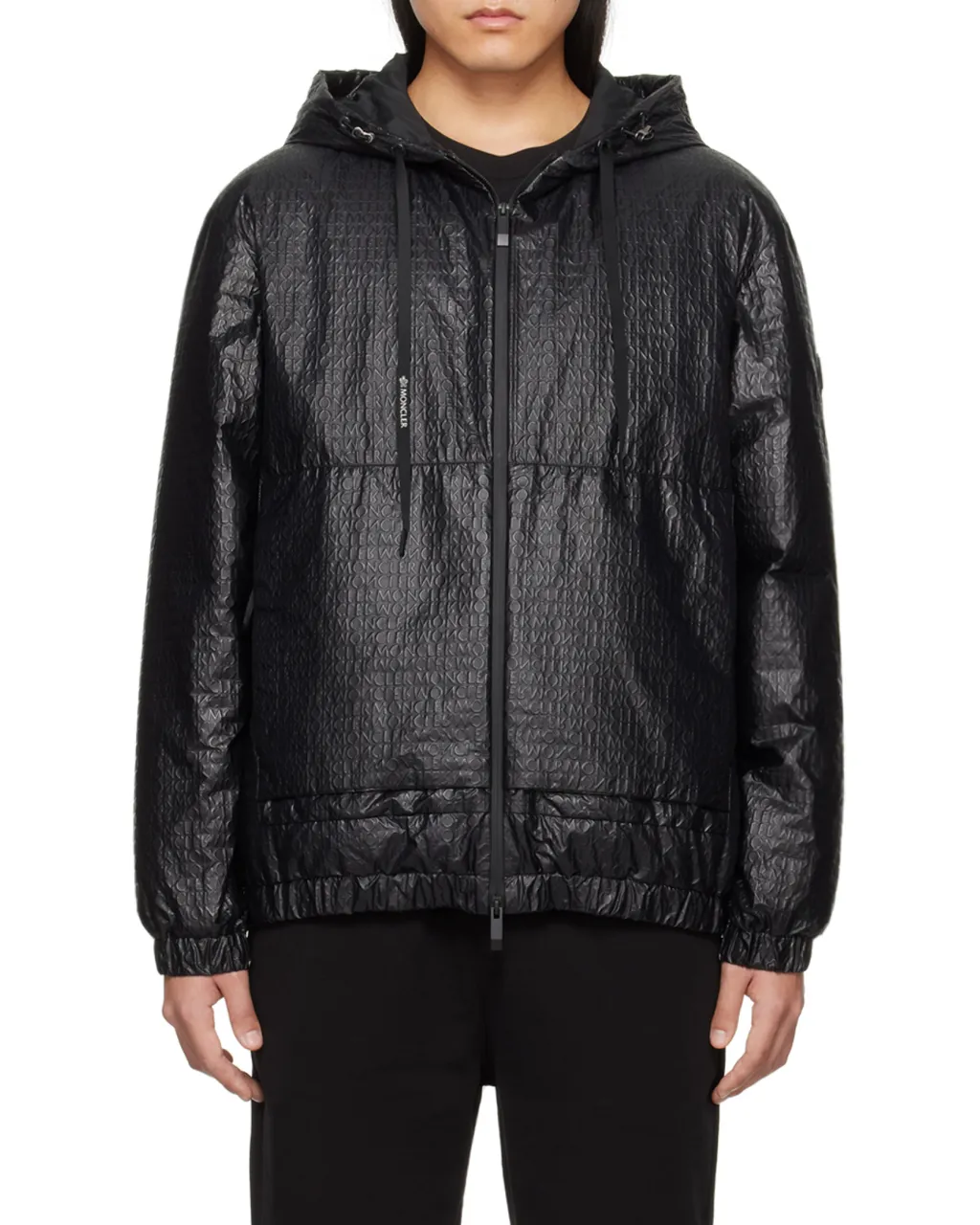 Zip-Up Drawstring Hooded Jacket