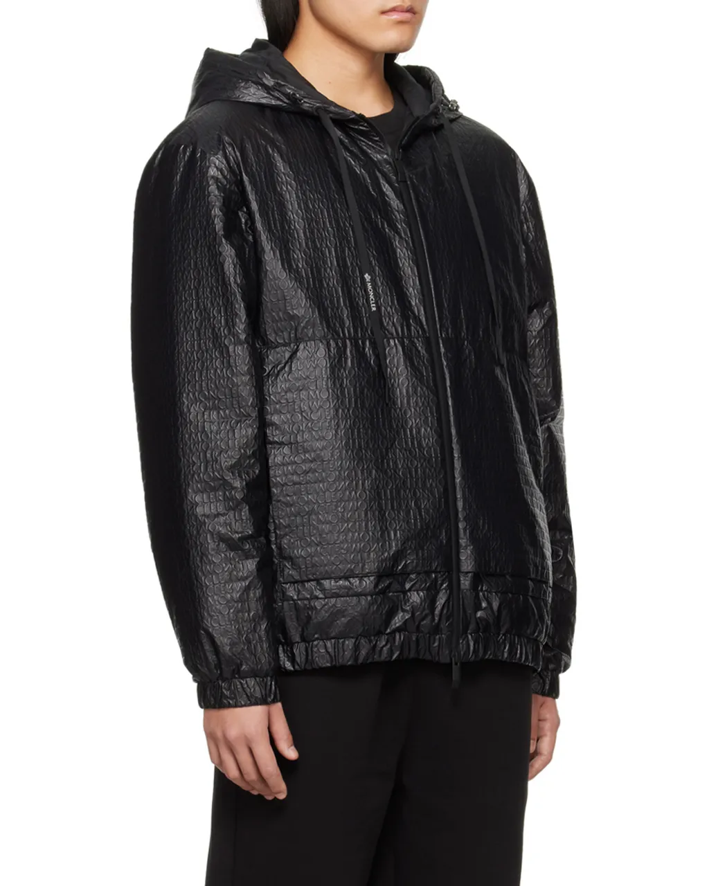 Zip-Up Drawstring Hooded Jacket