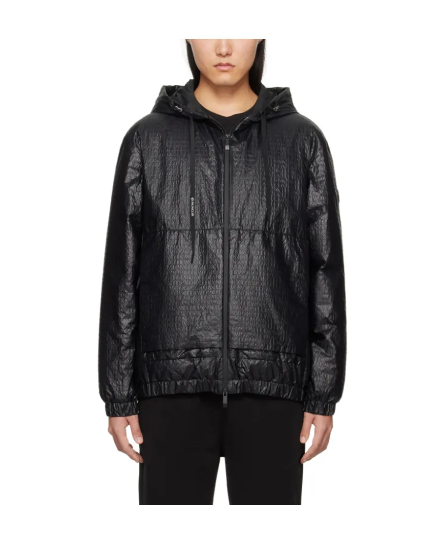Zip-Up Drawstring Hooded Jacket