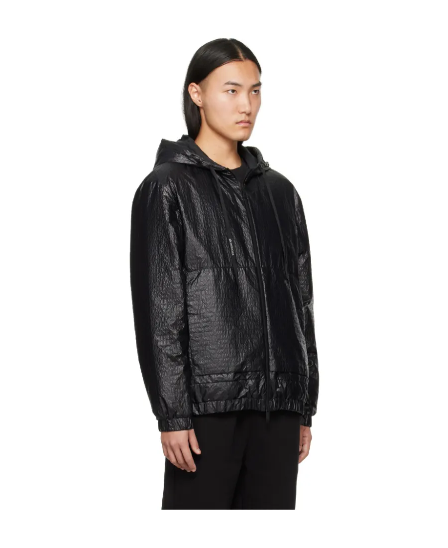 Zip-Up Drawstring Hooded Jacket