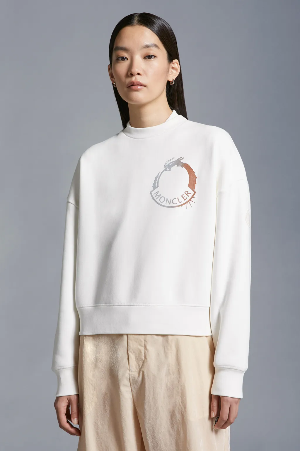 Logo Printed Crewneck Sweatshirt
