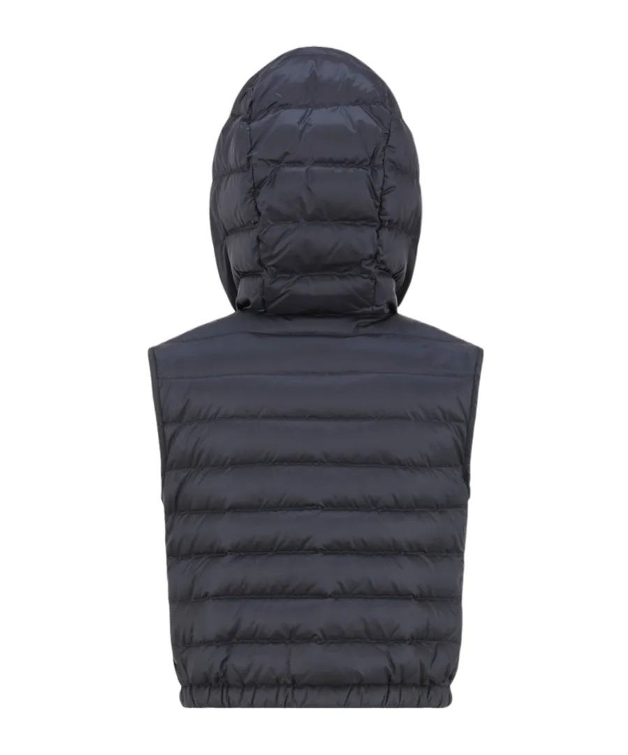 Logo-Patch Zip-Up Padded Gilet