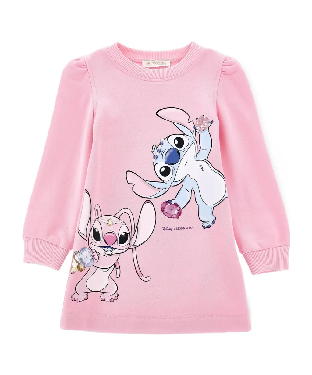 X Disney Stitch-Print Dress