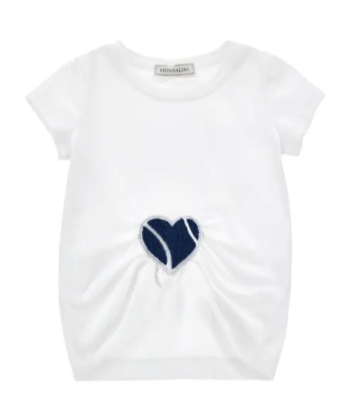 Heart Appliqué T-Shirt