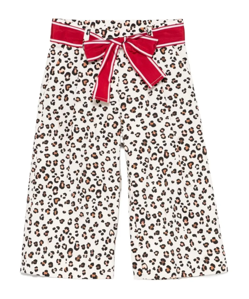 Gabardine Animalier Trousers