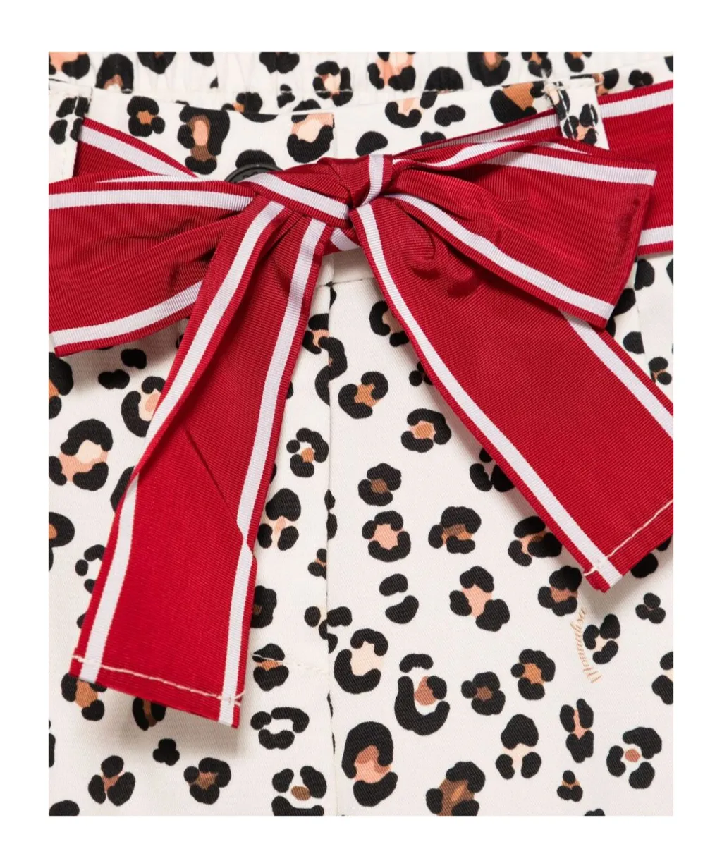 Gabardine Animalier Trousers