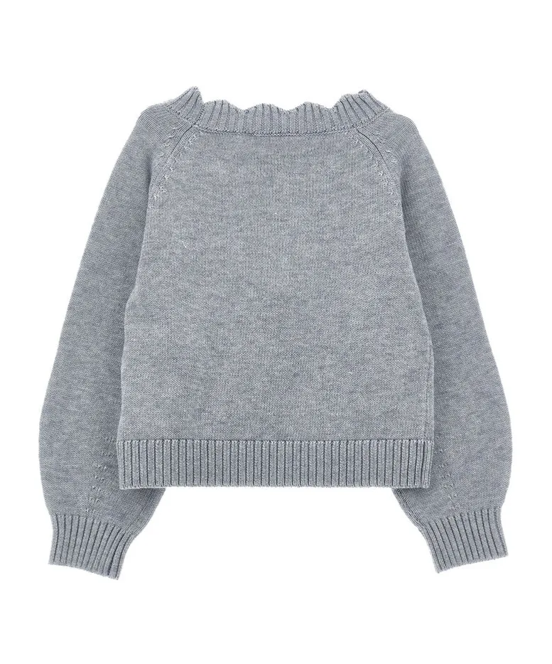 Floral-Appliqué Jumper