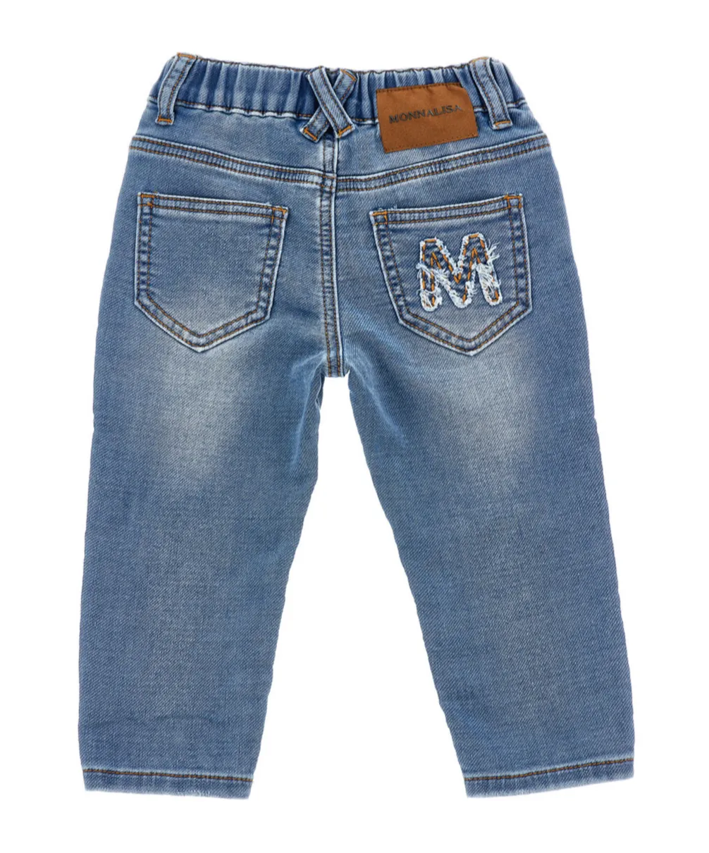 Elastic Waist Jeans