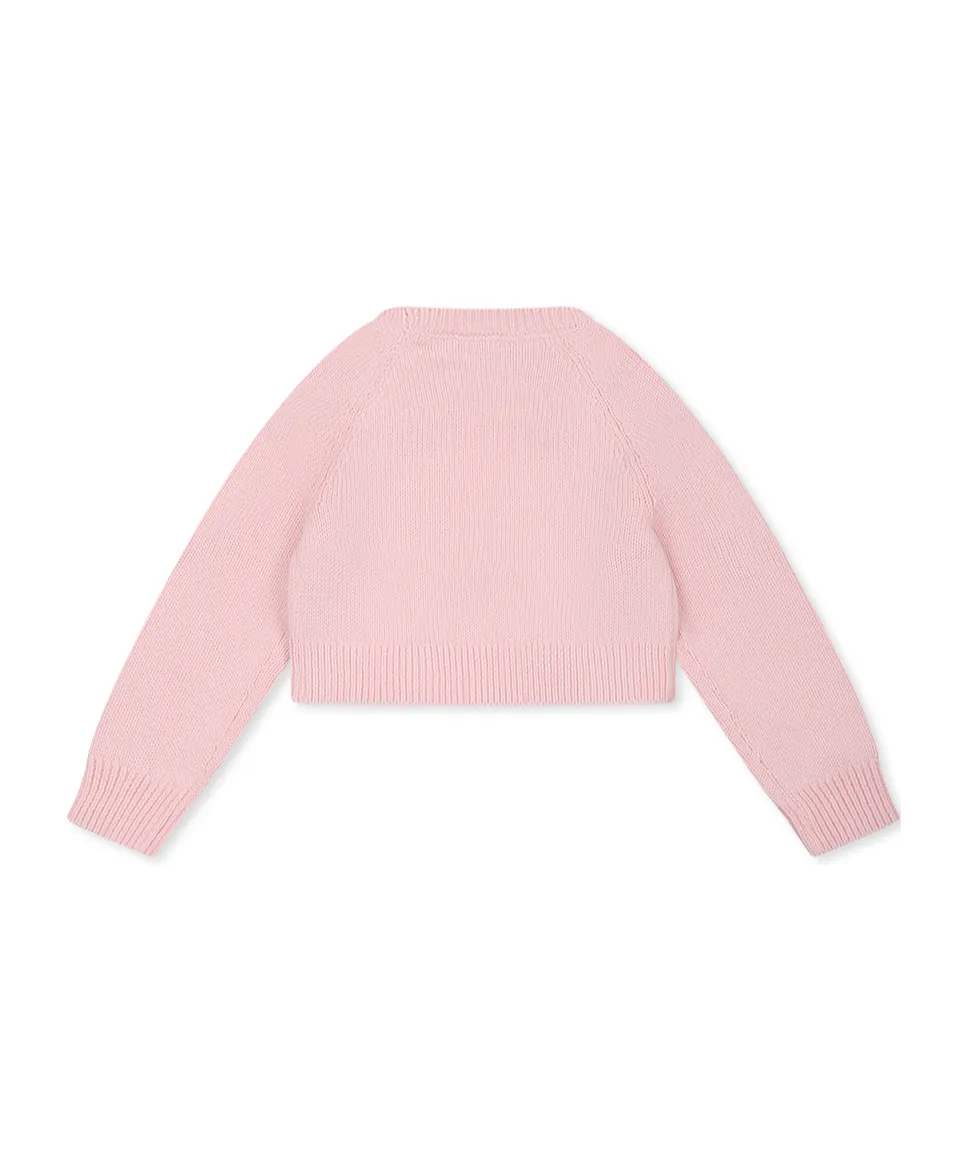 Floral-Appliqué Sweater