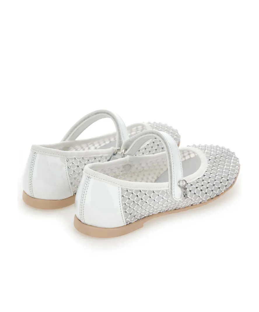 Crystal-Embellished Ballet Flats