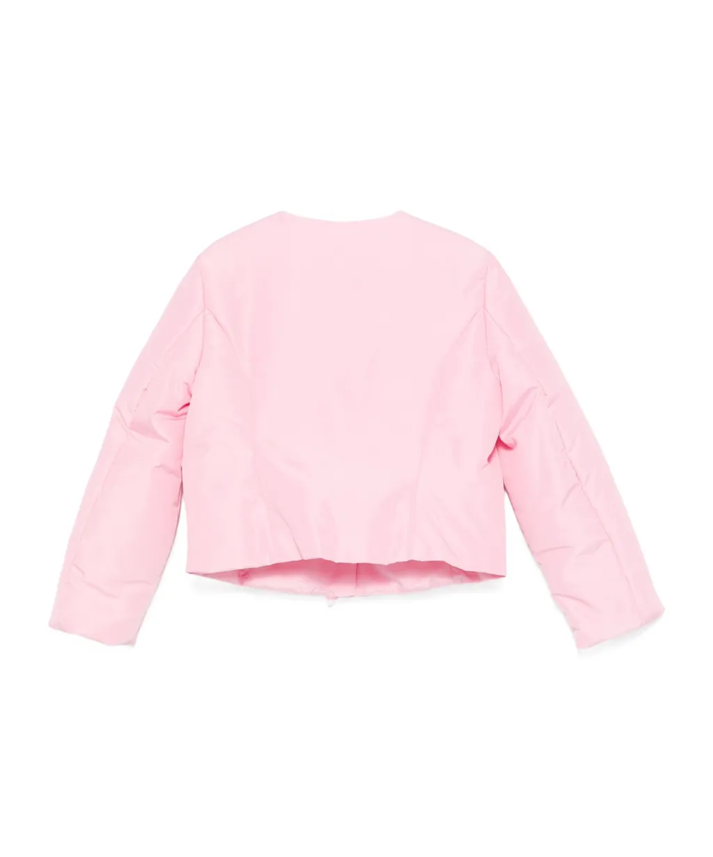 Ruffled-Trim Puffer Jacket