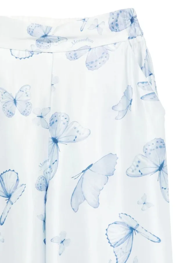 Butterfly-Print Trousers