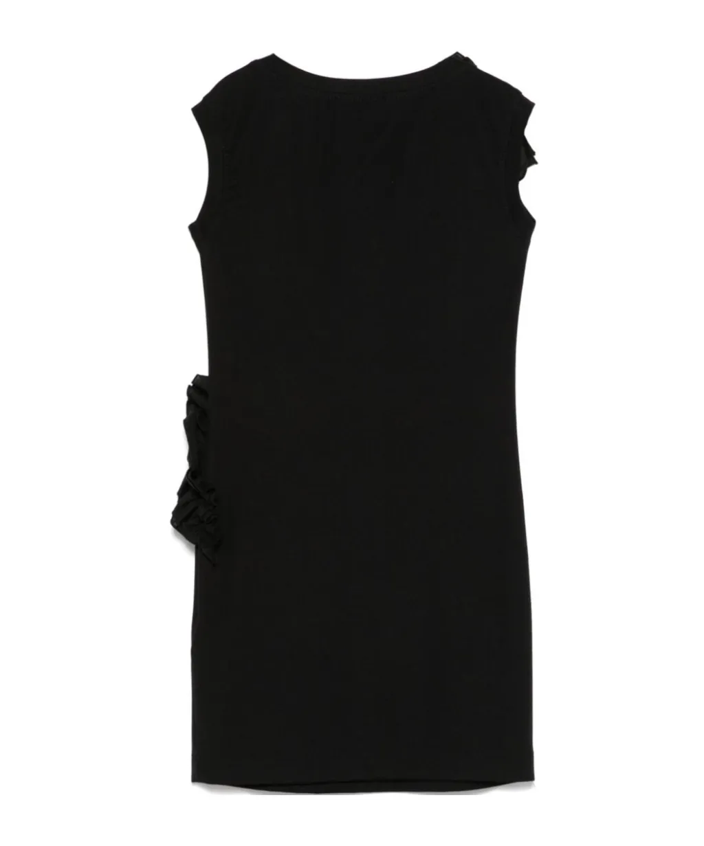 Ruffled-Trim Dress