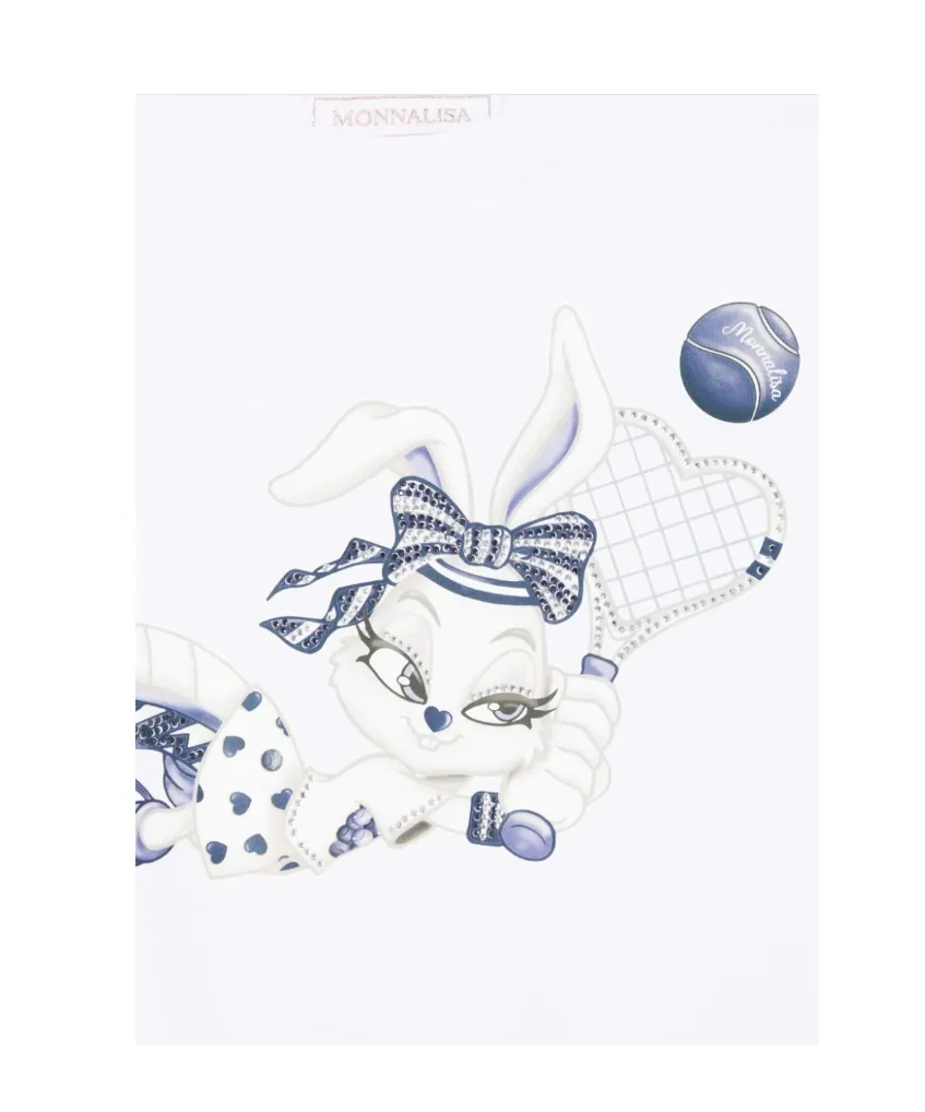 Bunny Printed Closed Sweatshirt