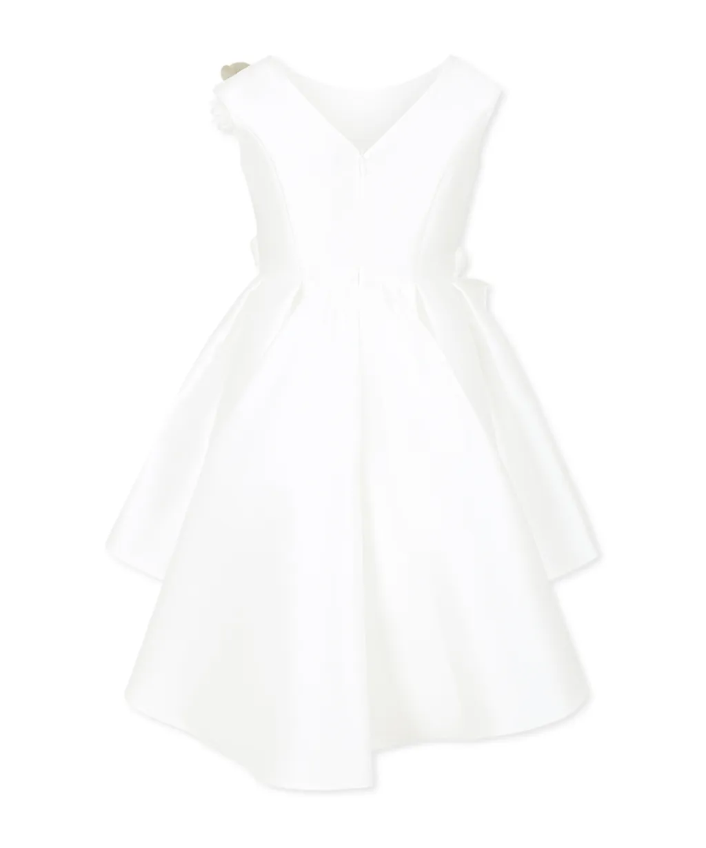 Floral-Appliqué Dress