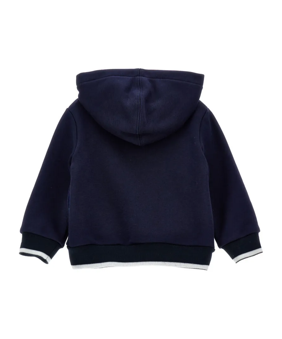 Zip-Up Hoodie With Animal Print