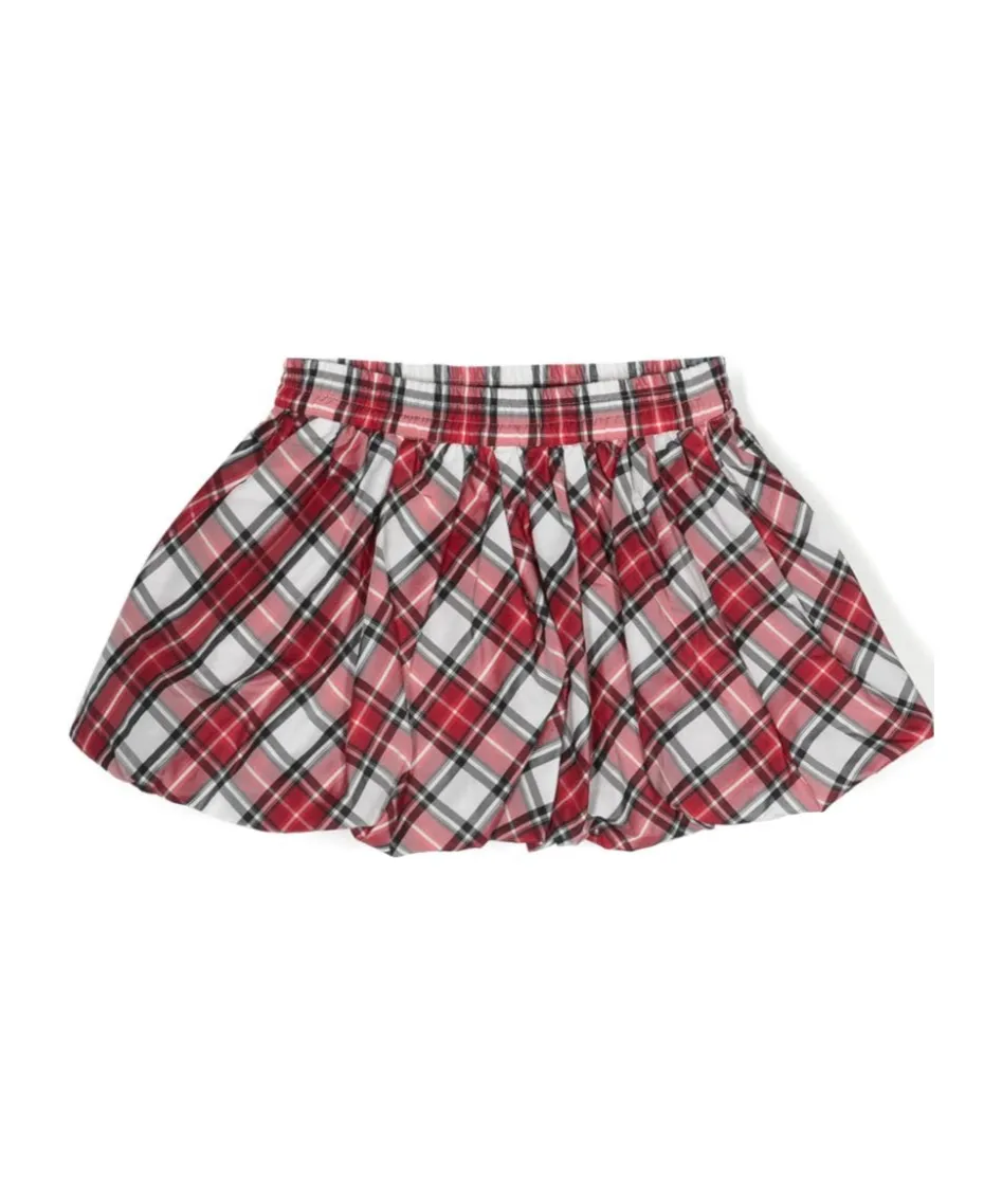 Tartan Taffeta Skirt
