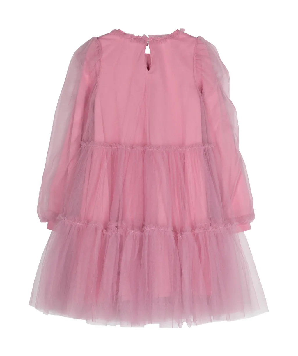 Tiered Tulle Minidress