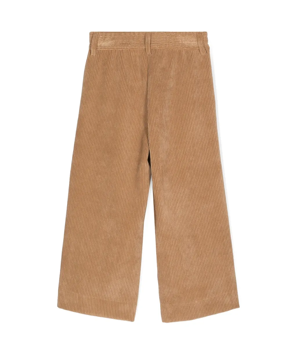 Corduroy Straight-Leg Trousers