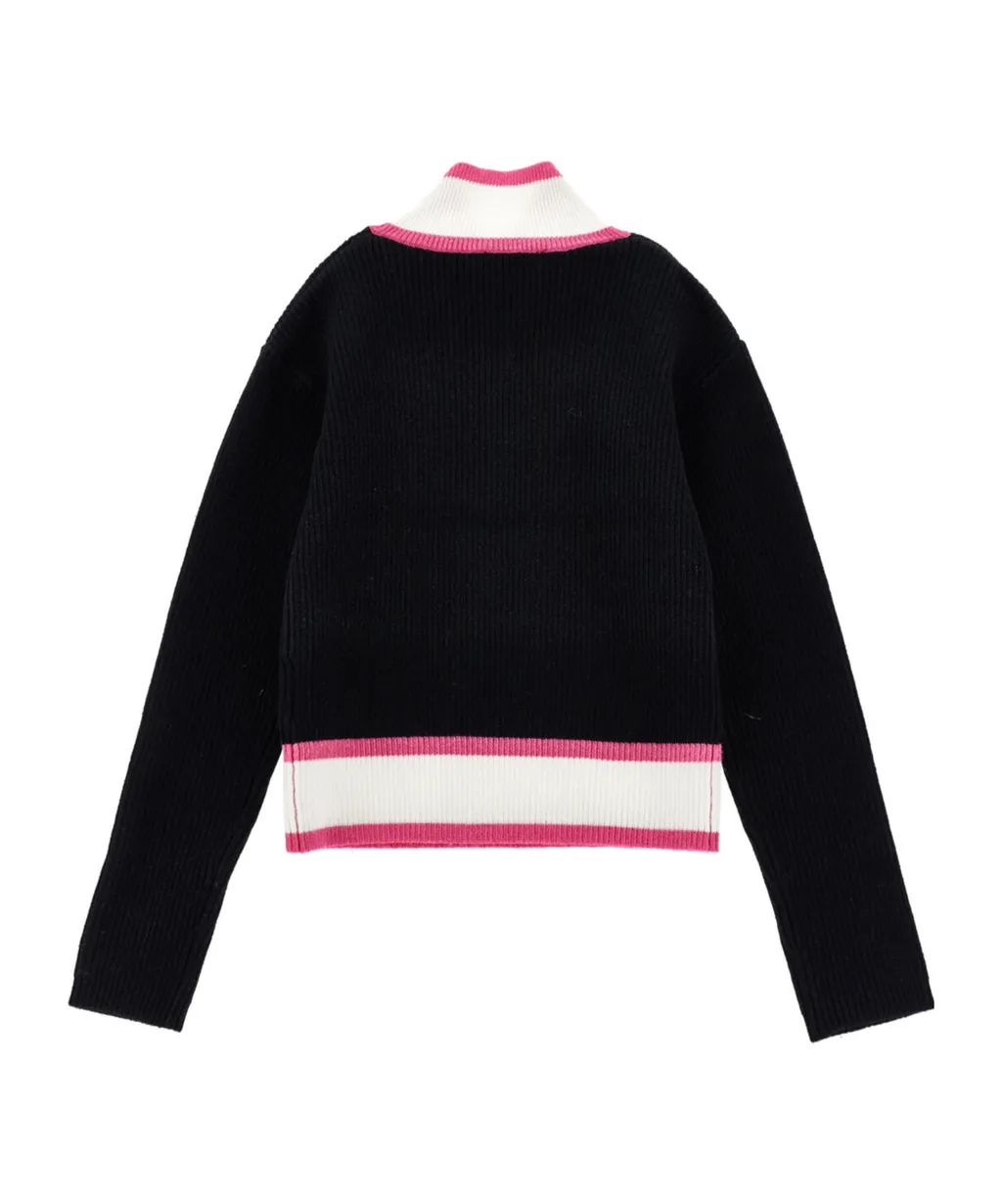 Ribbed-Knit T-Shirt