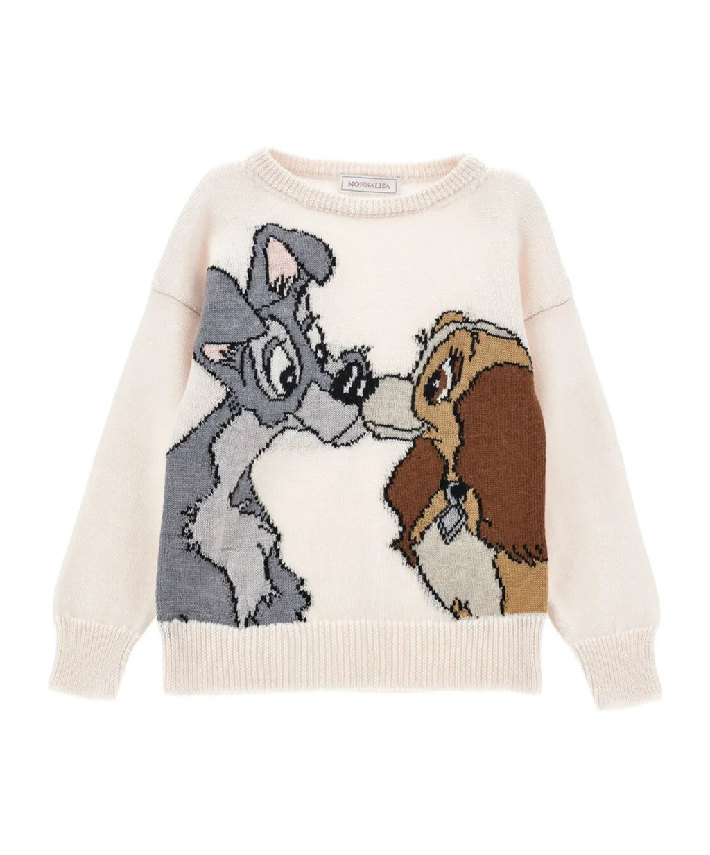 X Disney Lady And The Tramp Intarsia Jumper