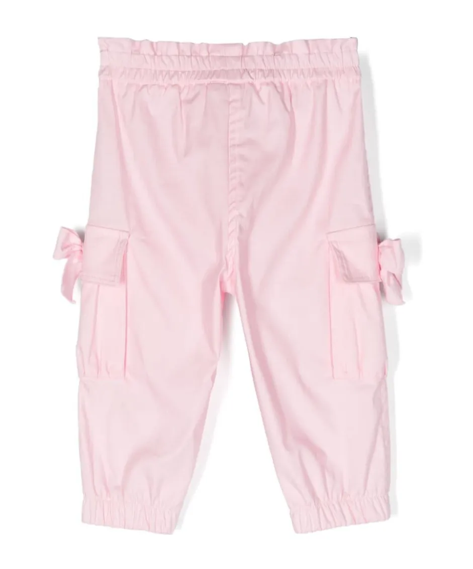 Bow-Detail Cargo Trousers