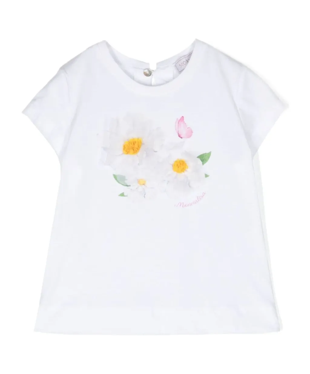 St. Flowers Crewneck T-Shirt