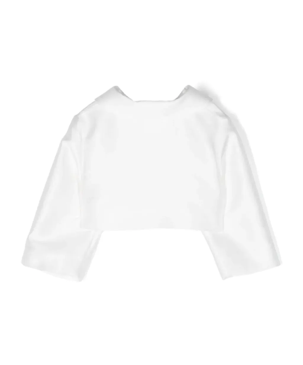 Logo-Embellished Cropped Jacket