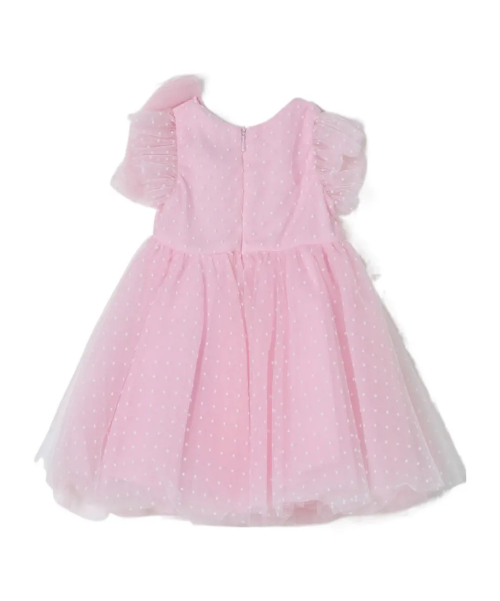 Point D’Esprit Flared Dress
