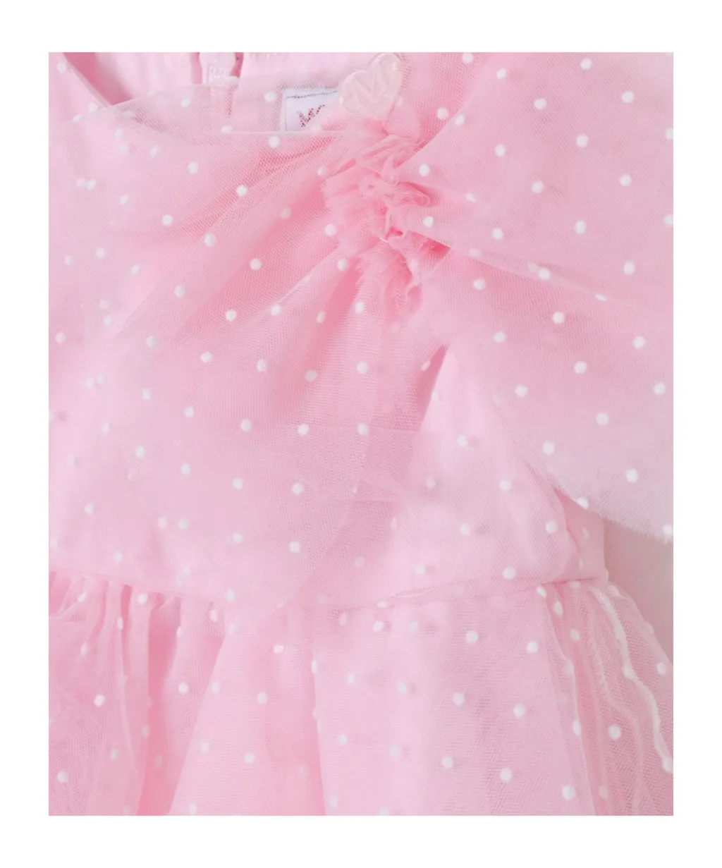 Point D’Esprit Flared Dress