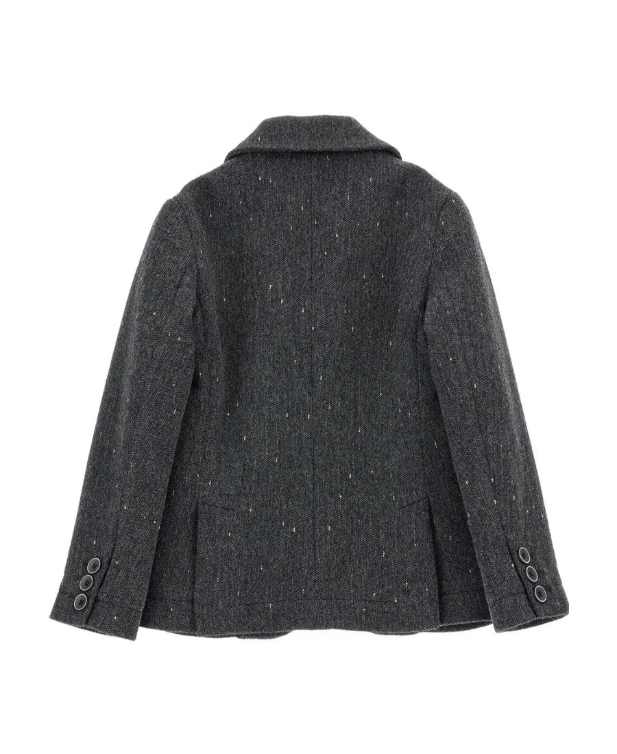Single-Breasted Notched Blazer