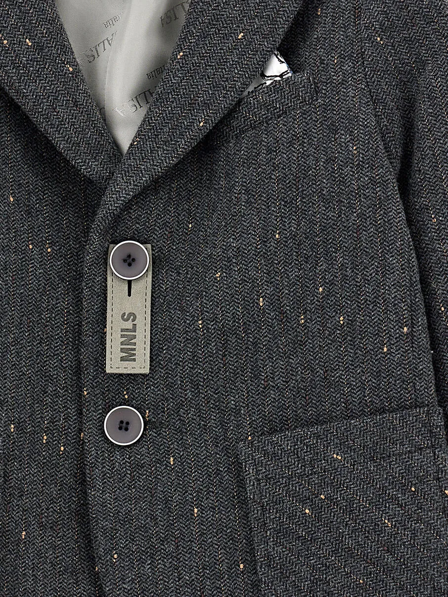 Single-Breasted Notched Blazer