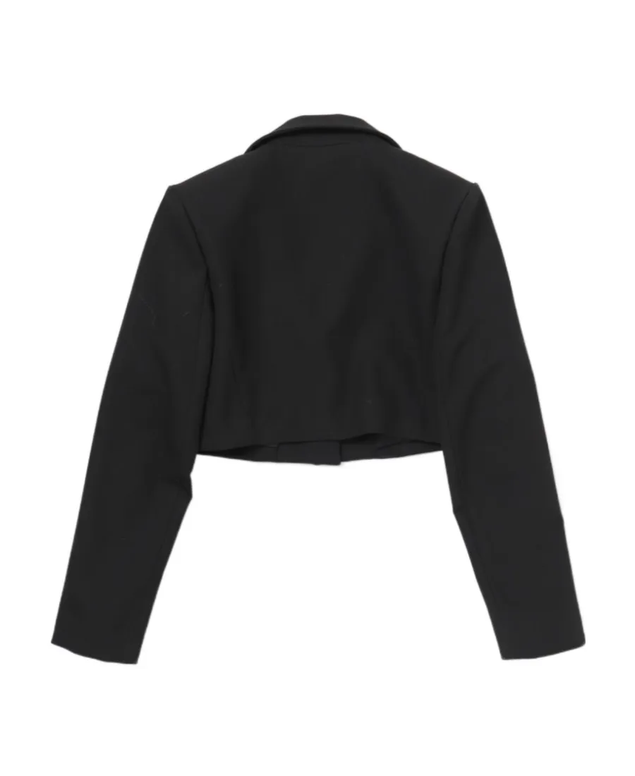 Single-Breasted Cropped Blazer
