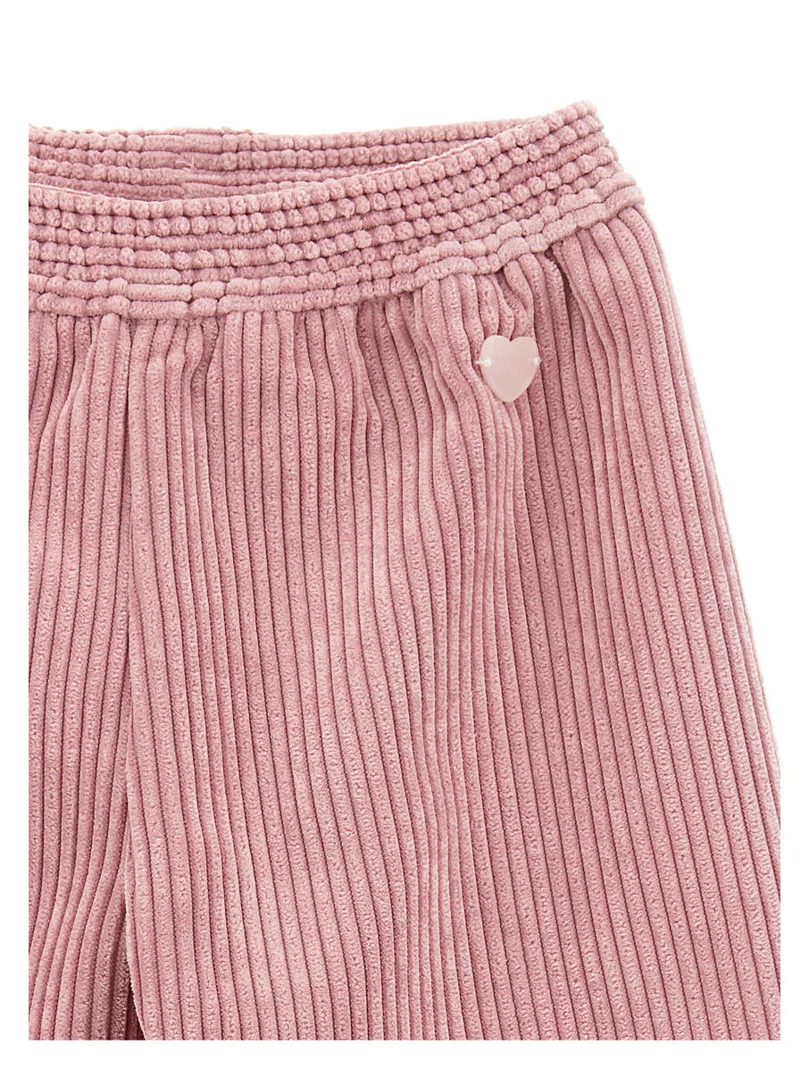 Velvet Cropped Trousers