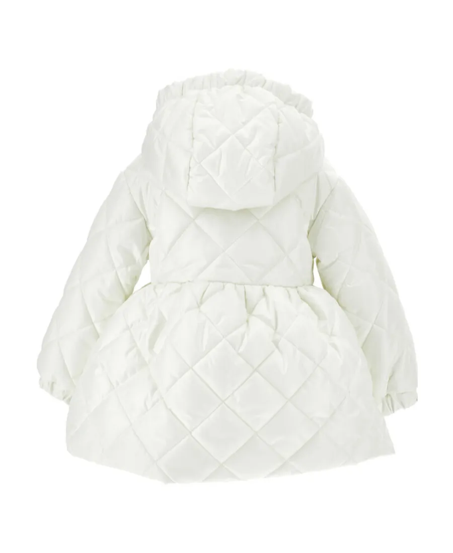 Logo-Patch Hooded Padded Jacket