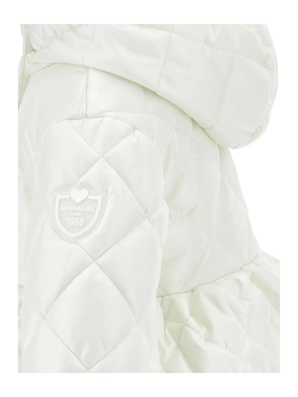 Logo-Patch Hooded Padded Jacket