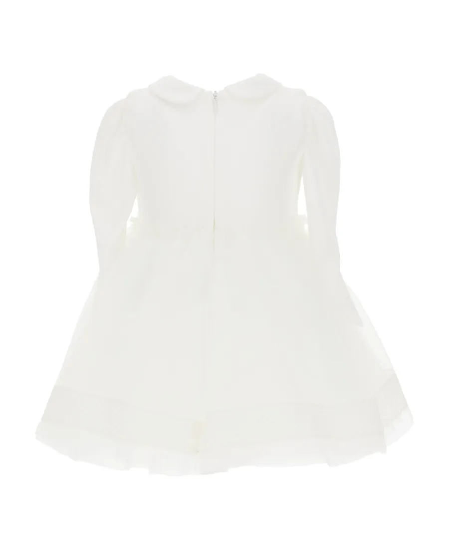 Long-Sleeve Tulle Dress