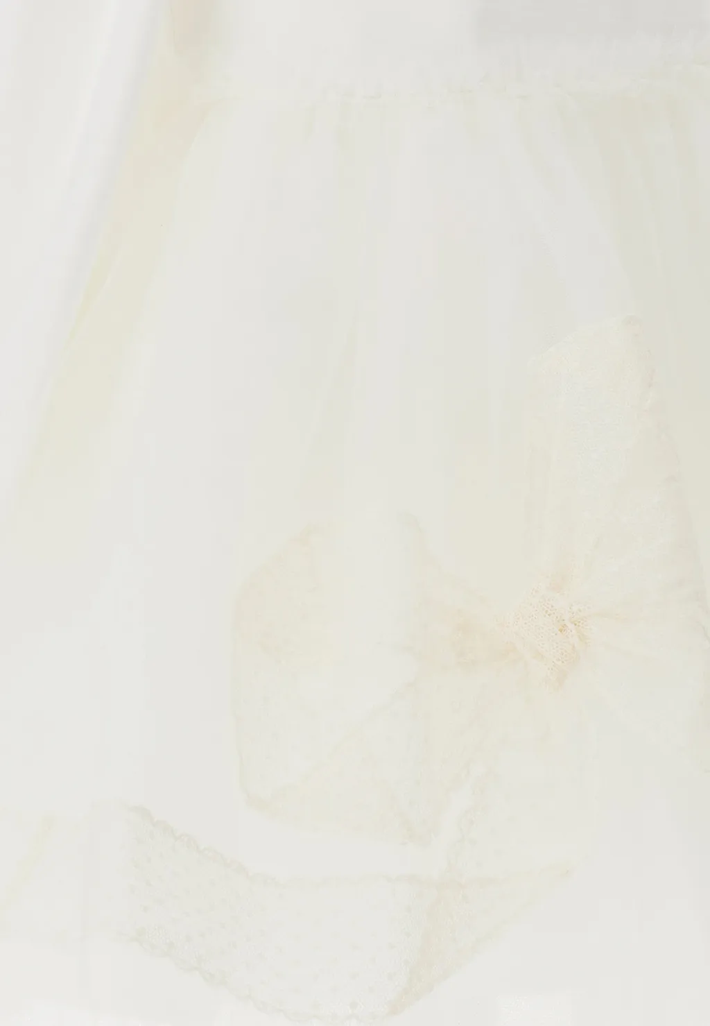 Long-Sleeve Tulle Dress
