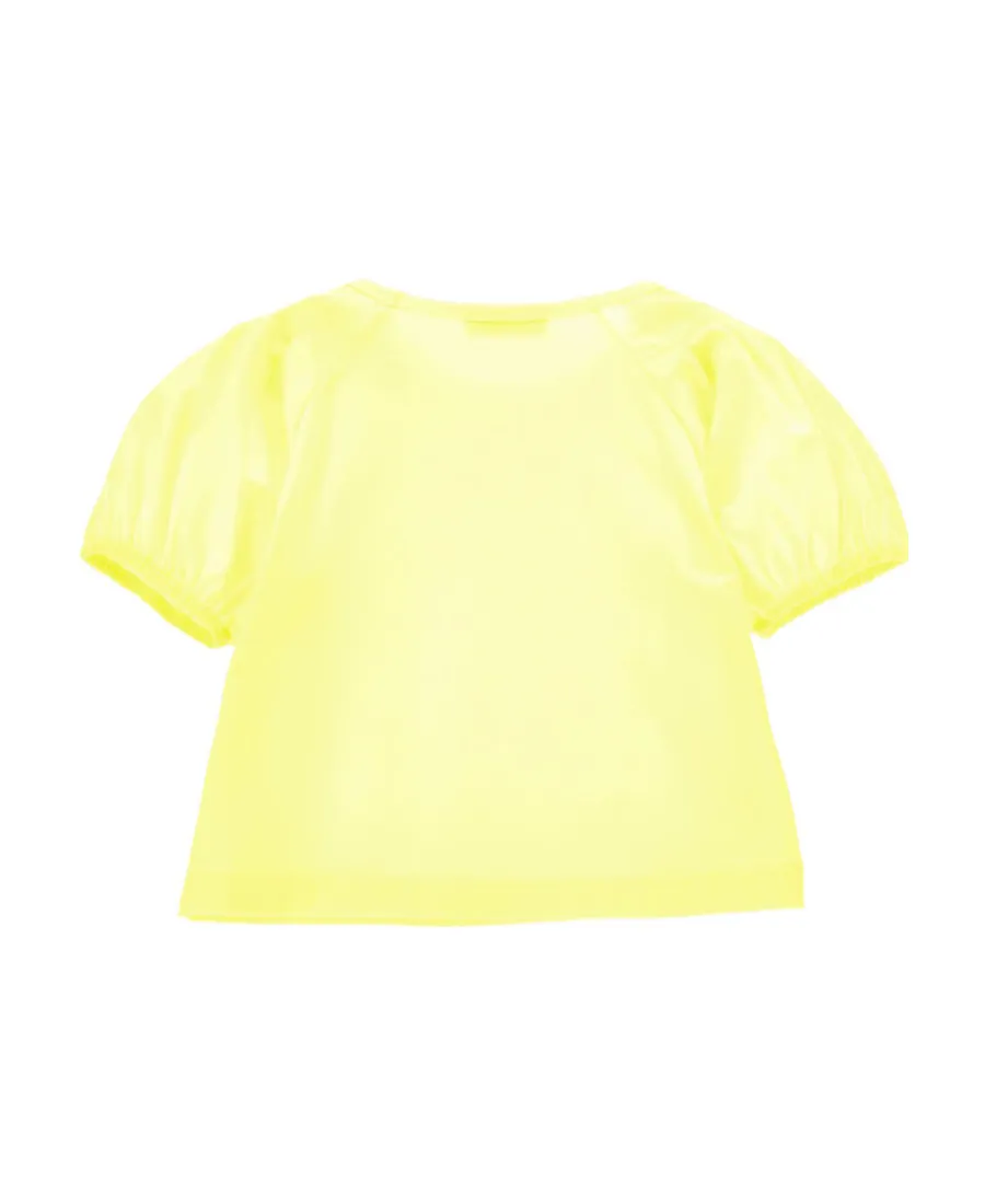 Rhinestone-Logo Detail T-Shirt