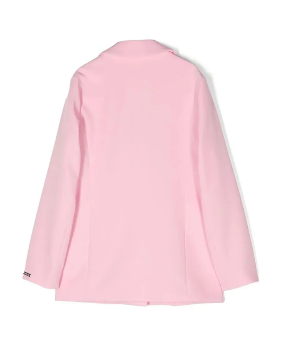 Masculine-Style Single-Breasted Tailored Jacket