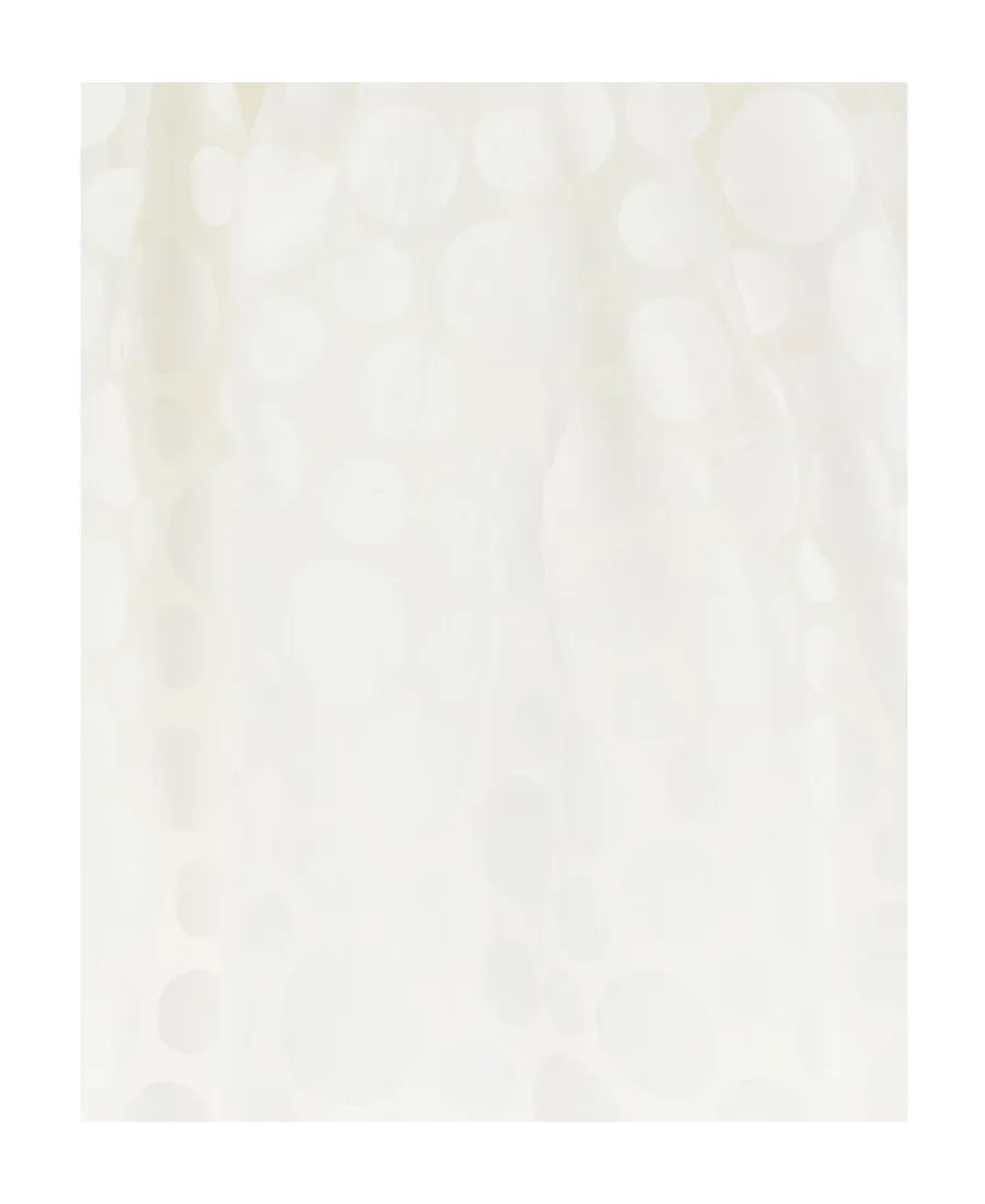 Polka Dot Printed Ruffled Dress