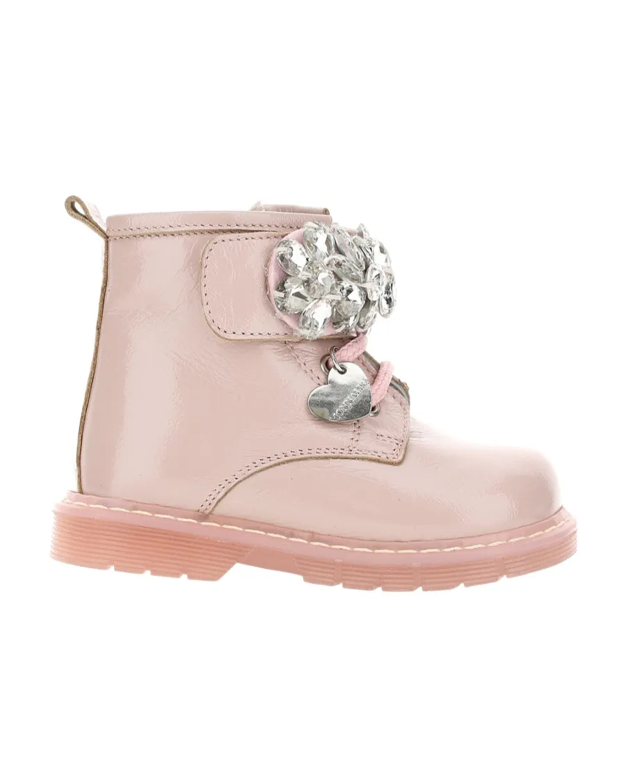 Water Diamond Decorated Short Boots