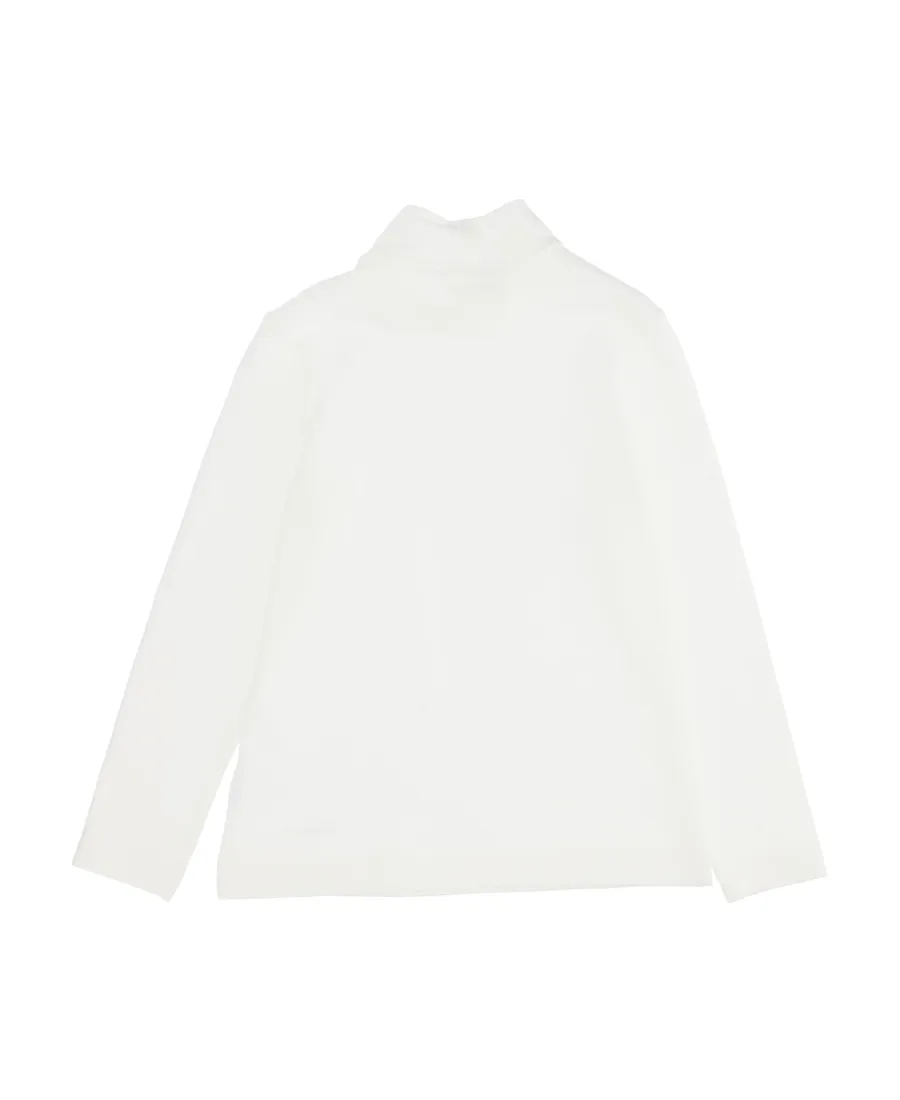 Logo High-Neck Long-Sleeved T-Shirt