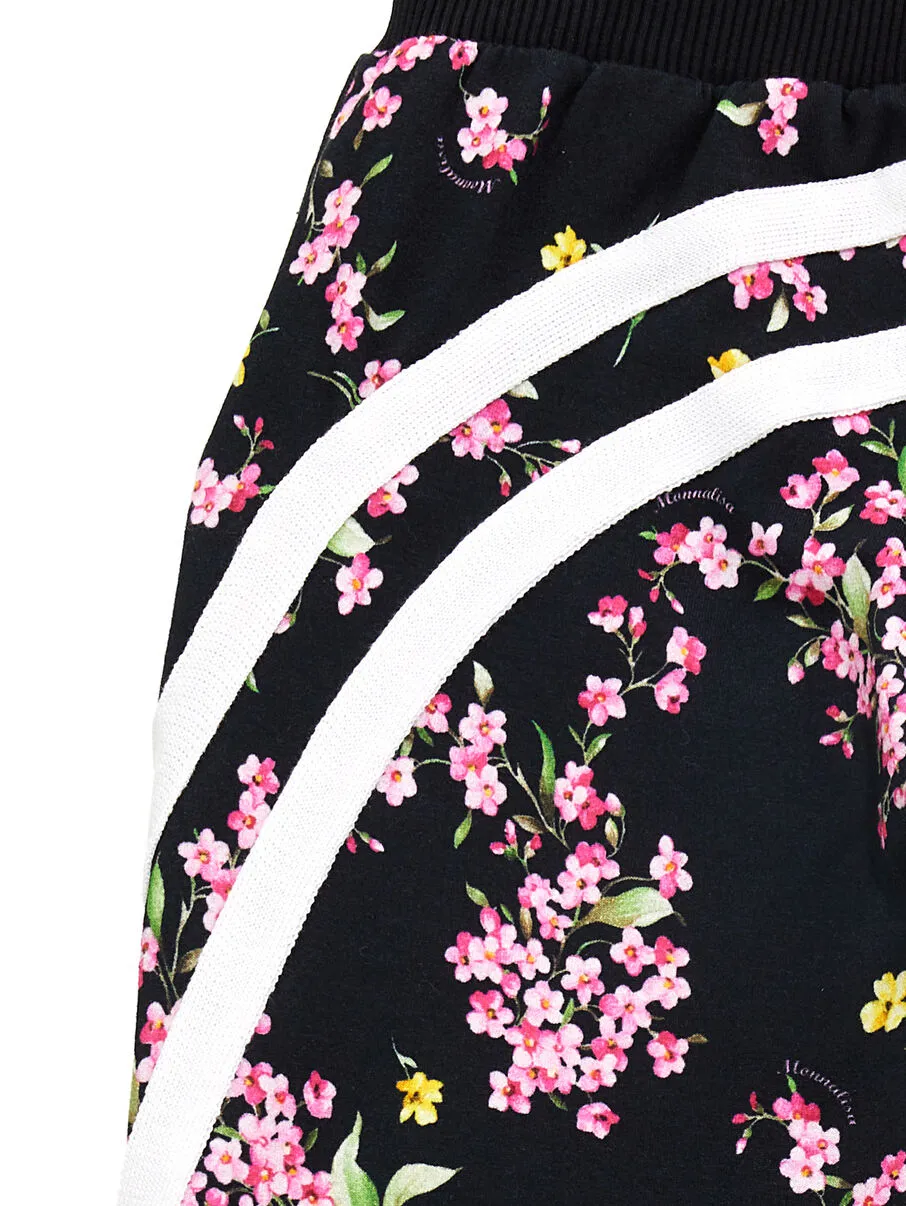 Flower Fleece Jogging Pants